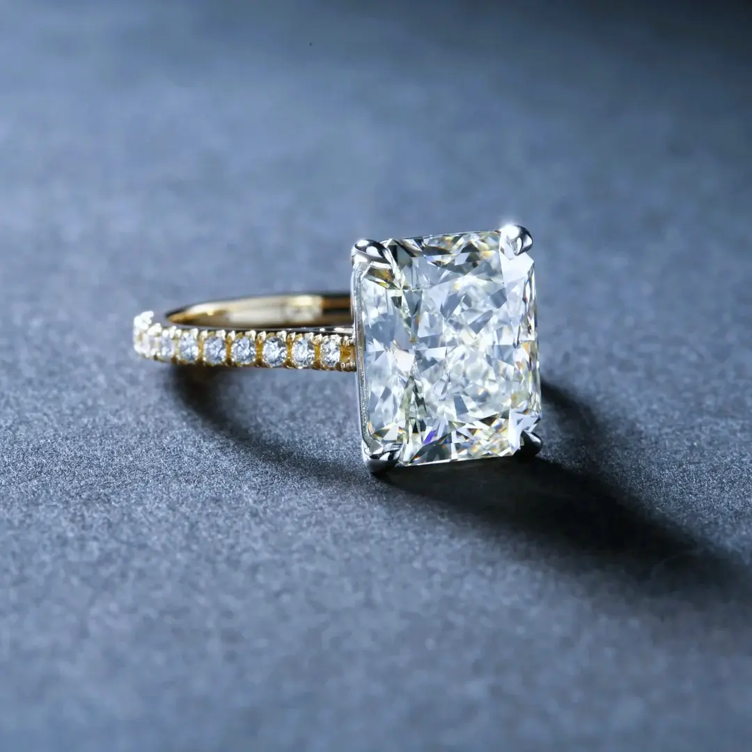 Radiant Cut Solitaire at Roma Jewelry