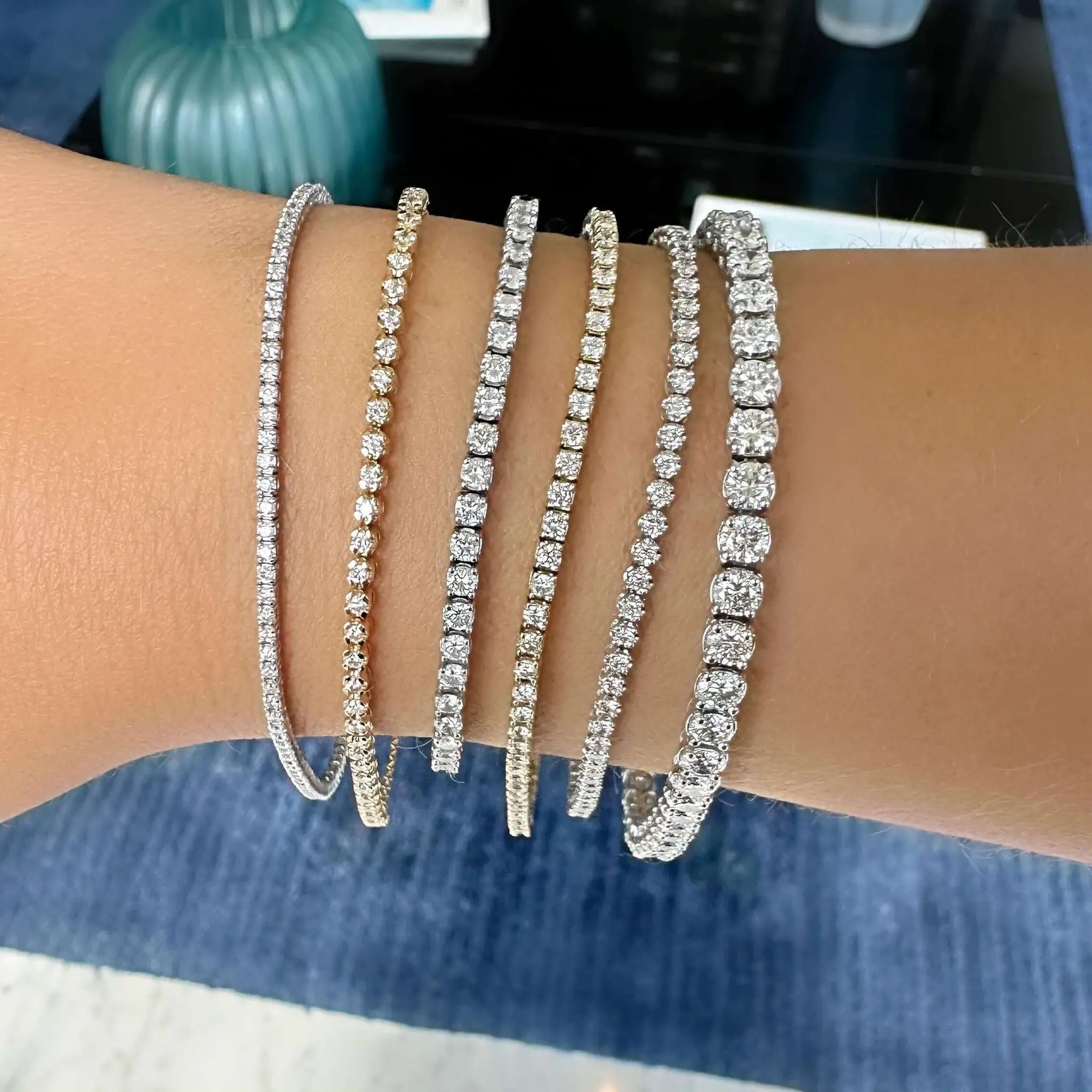 Diamond Tennis Bracelets at Roma Jewelry
